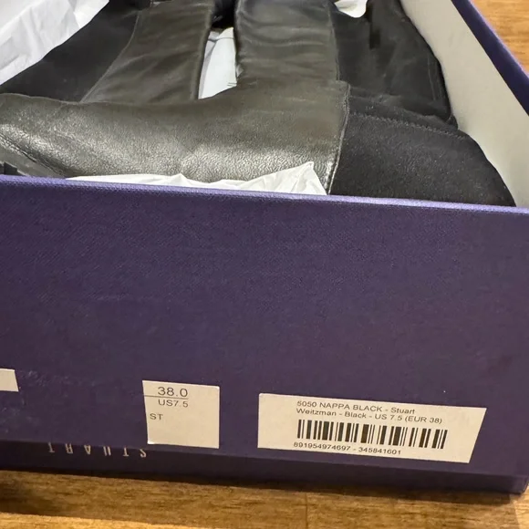 Stuart Weitzman Black 5050 Over-the-Knee Boots - Picture 6 of 6